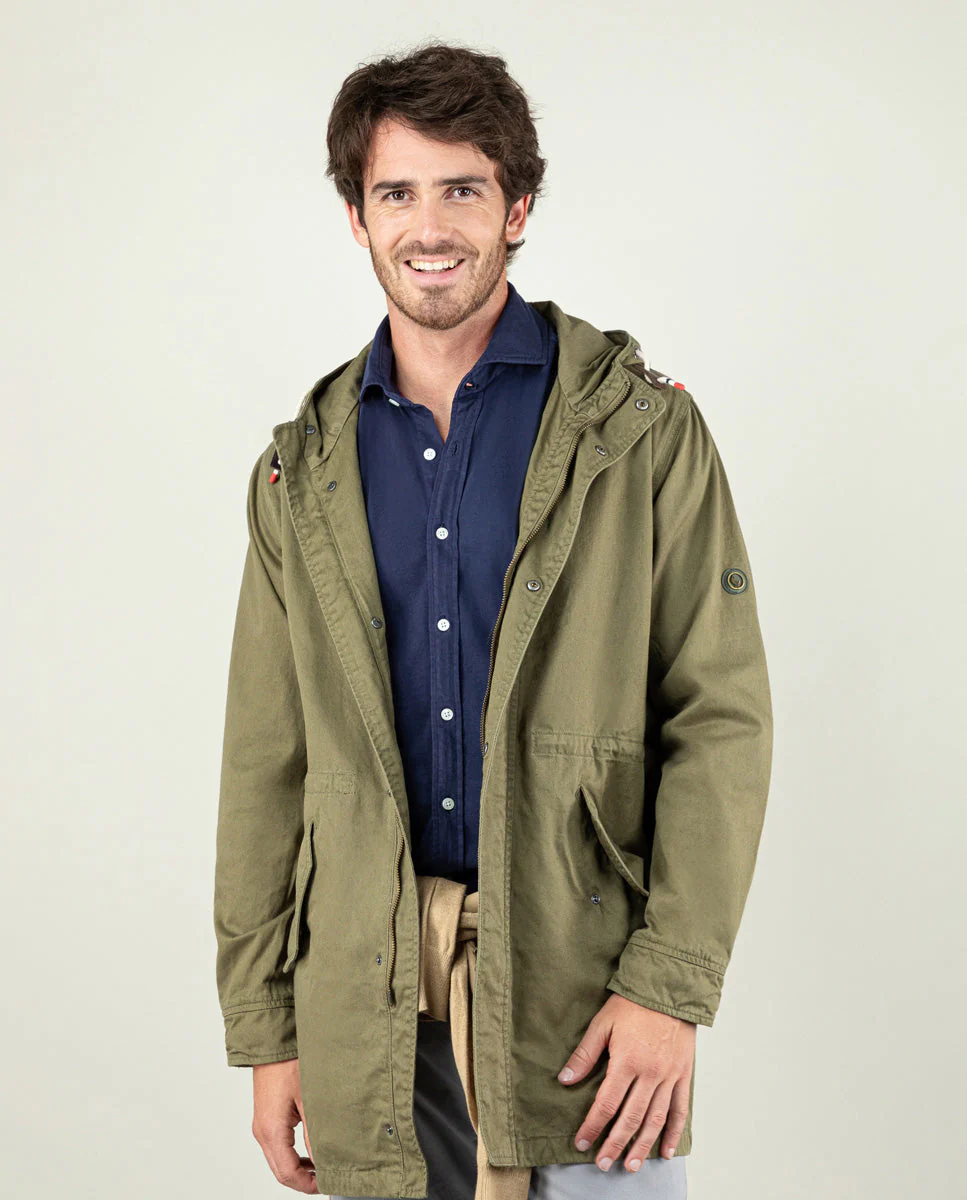 Parka Gasolinera Casual Verde - Imagen 3