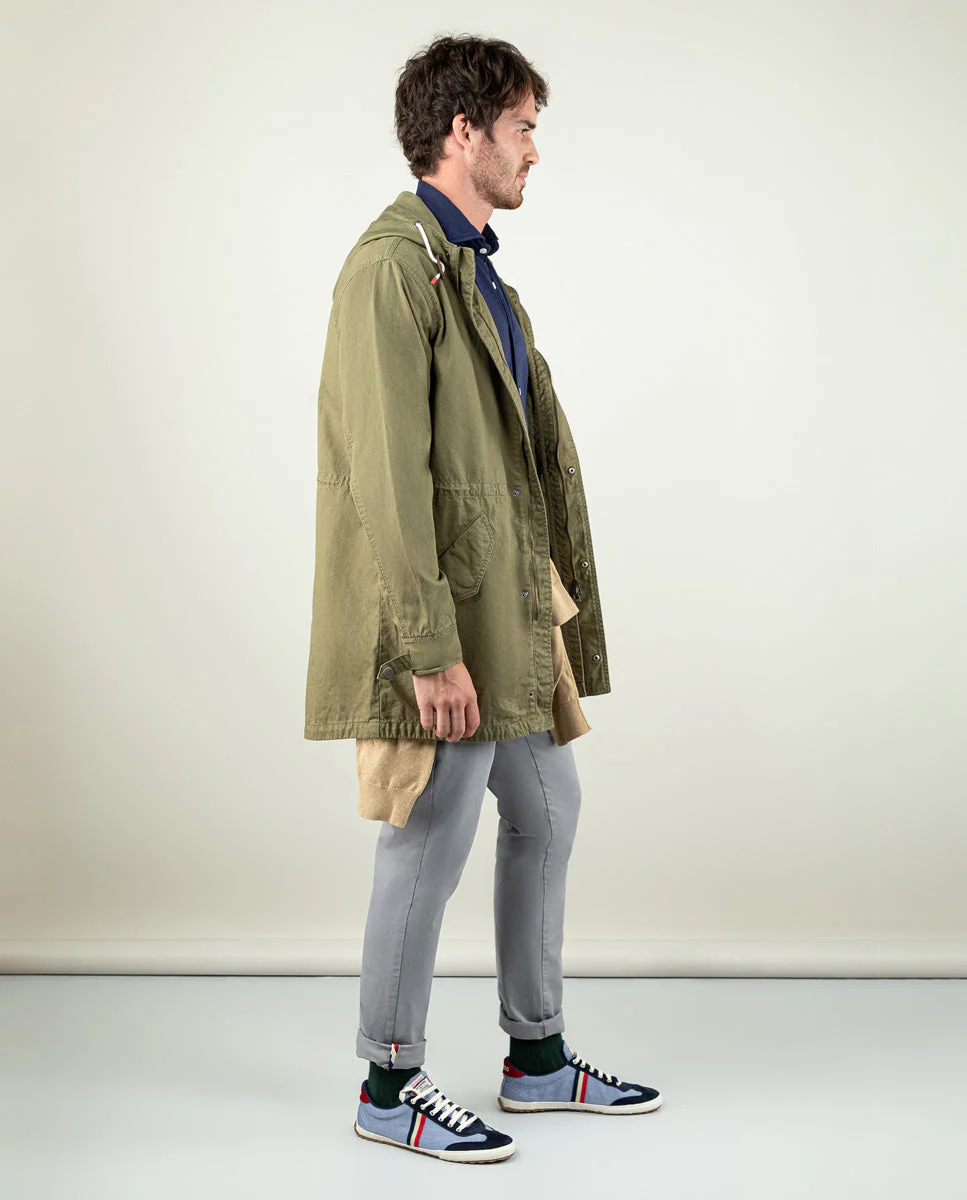 Parka Gasolinera Casual Verde - Imagen 4