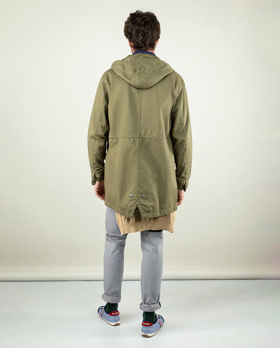 Parka Gasolinera Casual Verde - Imagen 5