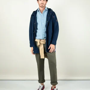 Parka Gasolinera Casual Marino