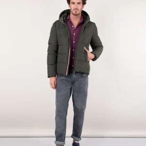 Abrigo Corto Acolchado Verde