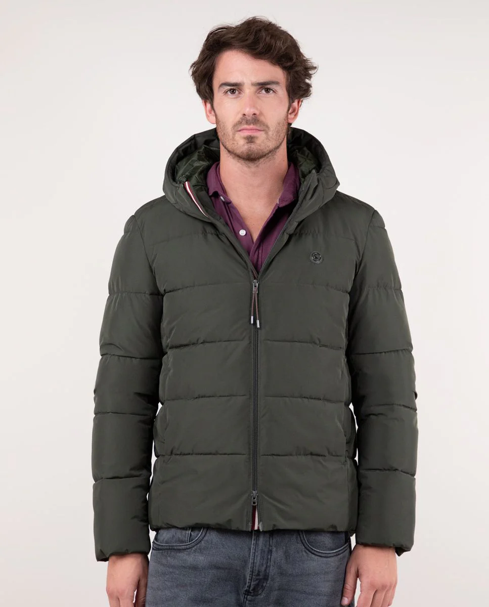 Abrigo Corto Acolchado Verde - Imagen 4