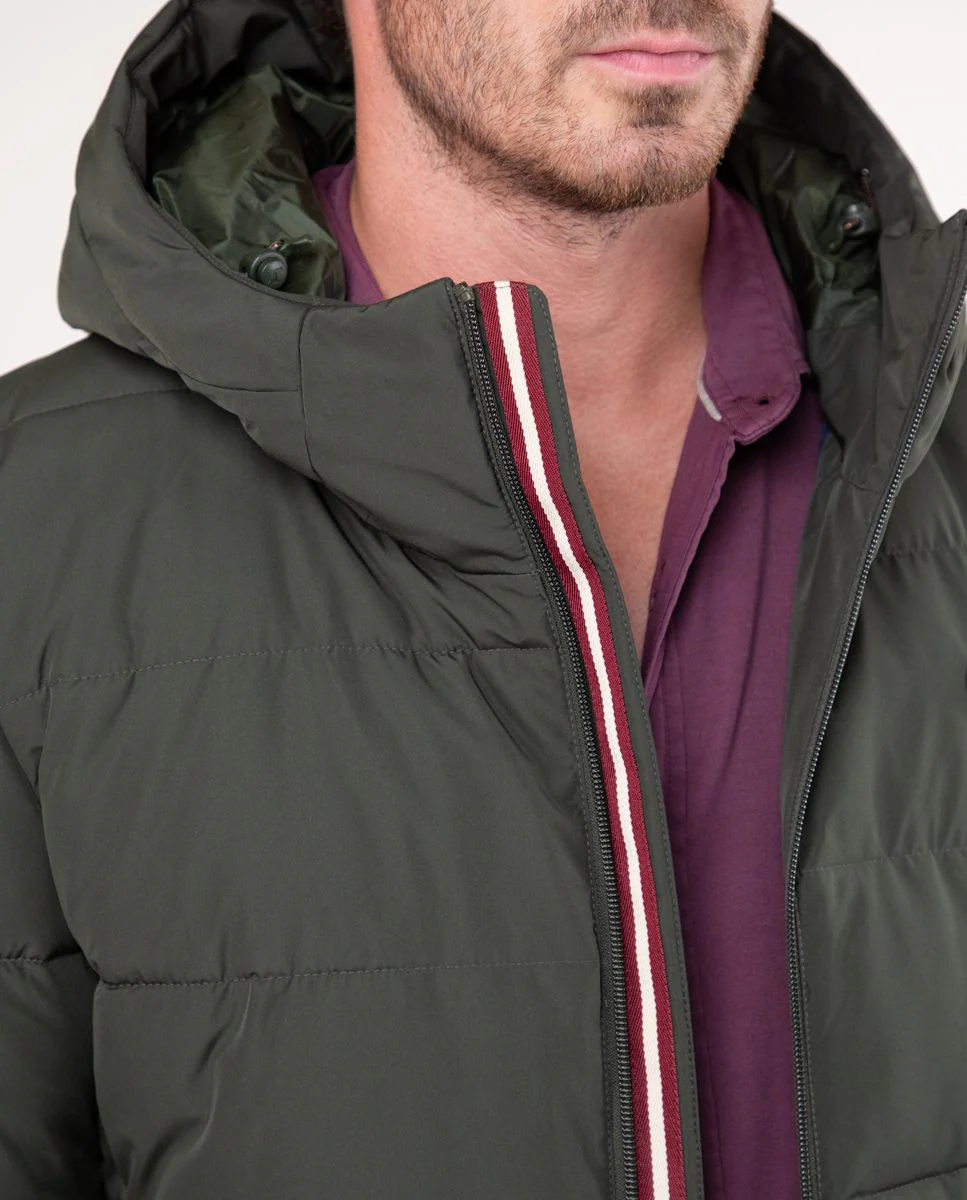 Abrigo Corto Acolchado Verde - Imagen 6
