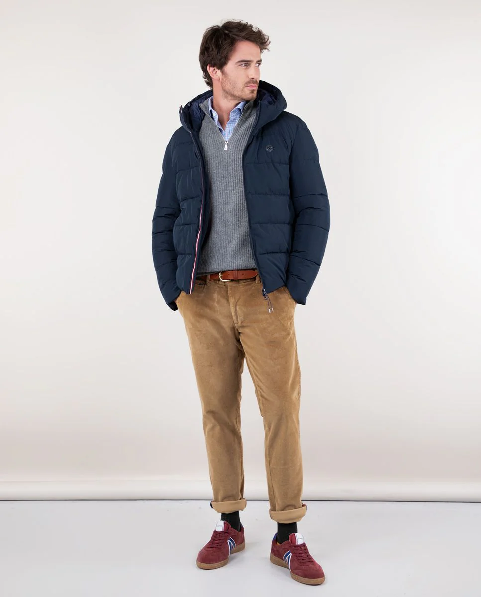 Abrigo Corto Acolchado Marino - Imagen 9