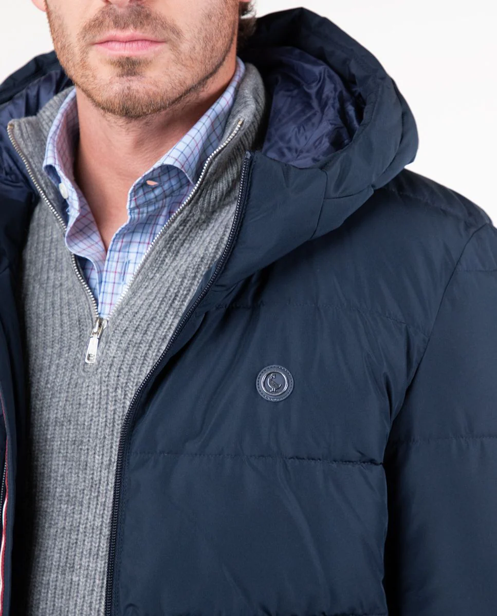 Abrigo Corto Acolchado Marino - Imagen 6