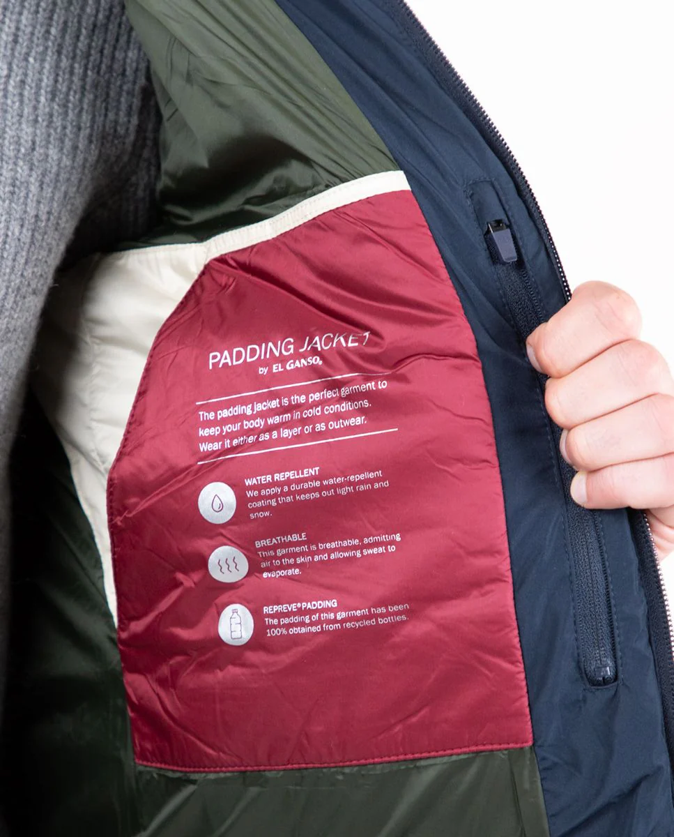 Abrigo Corto Acolchado Marino - Imagen 7