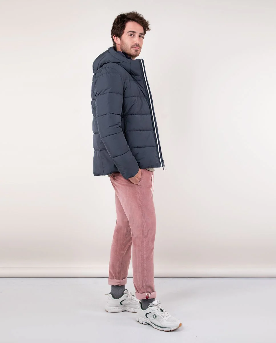 Abrigo Corto Acolchado Gris - Imagen 3