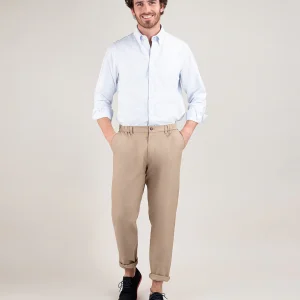 Camisa Oxford Yale Celeste