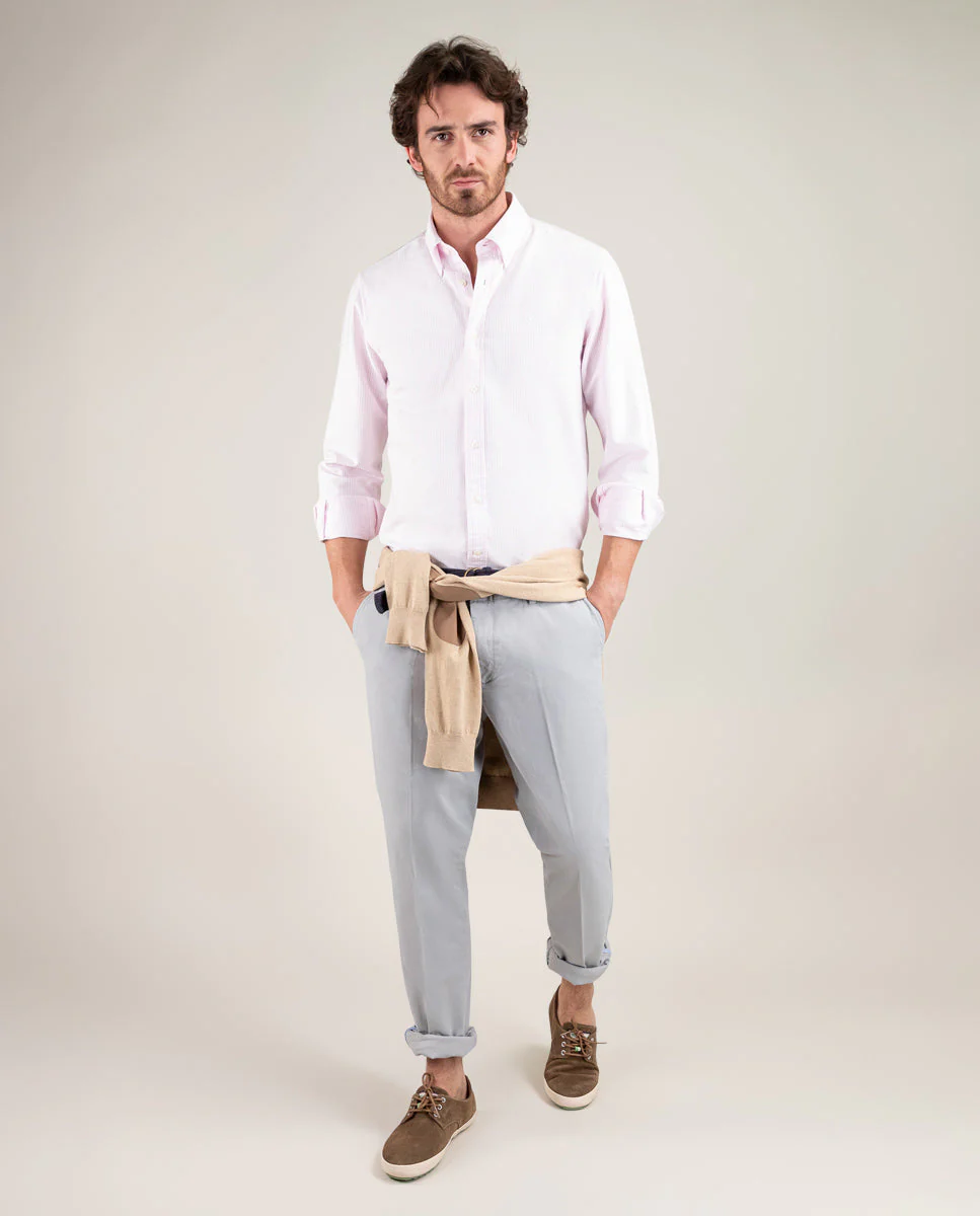 Camisa Oxford Yale Rosa