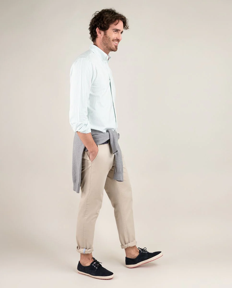 Camisa Oxford Yale Verde - Imagen 5