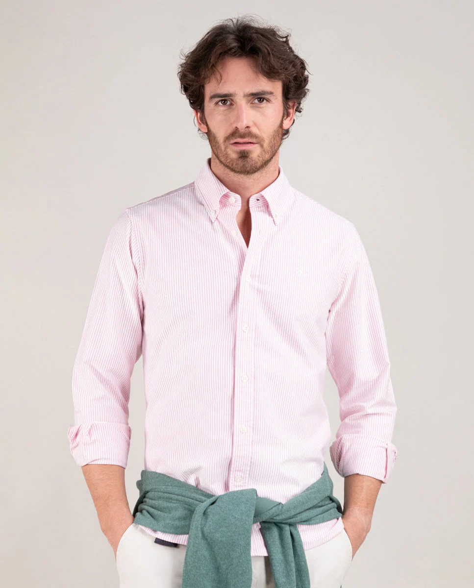 Camisa Oxford Yale Rojo - Imagen 6
