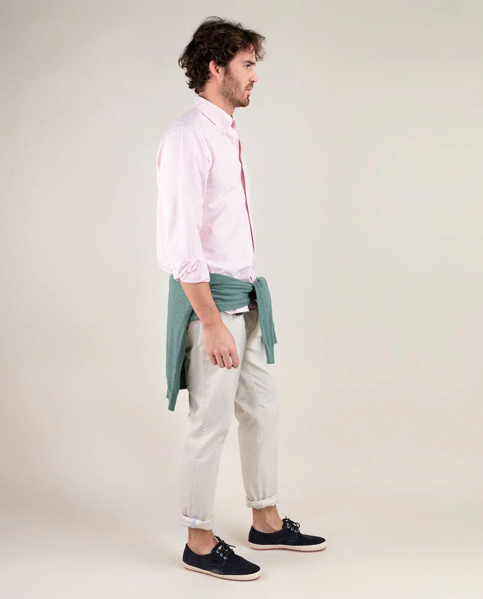 Camisa Oxford Yale Rojo - Imagen 4