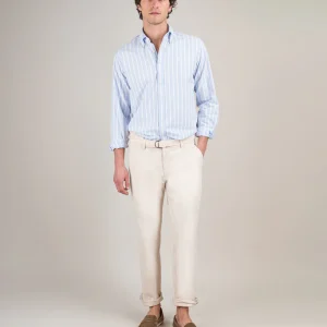 Camisa Oxford Butcher Celeste