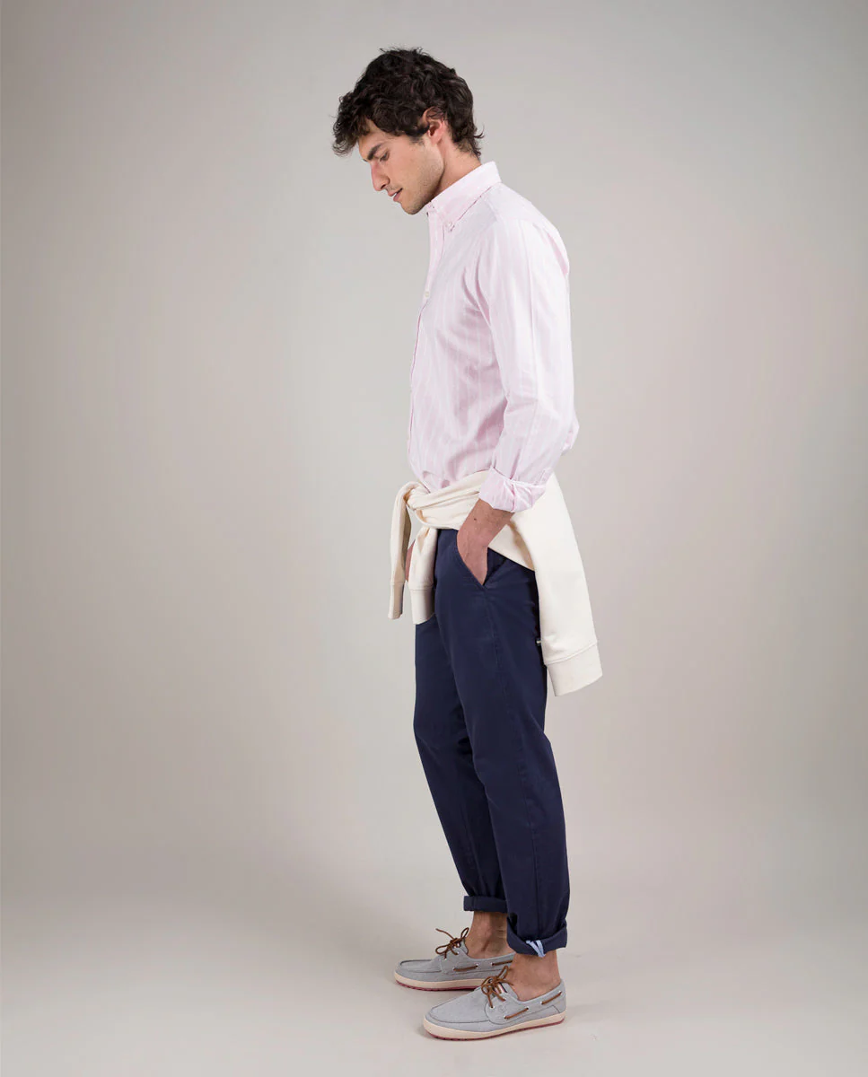 Camisa Oxford Butcher Rosa - Imagen 4