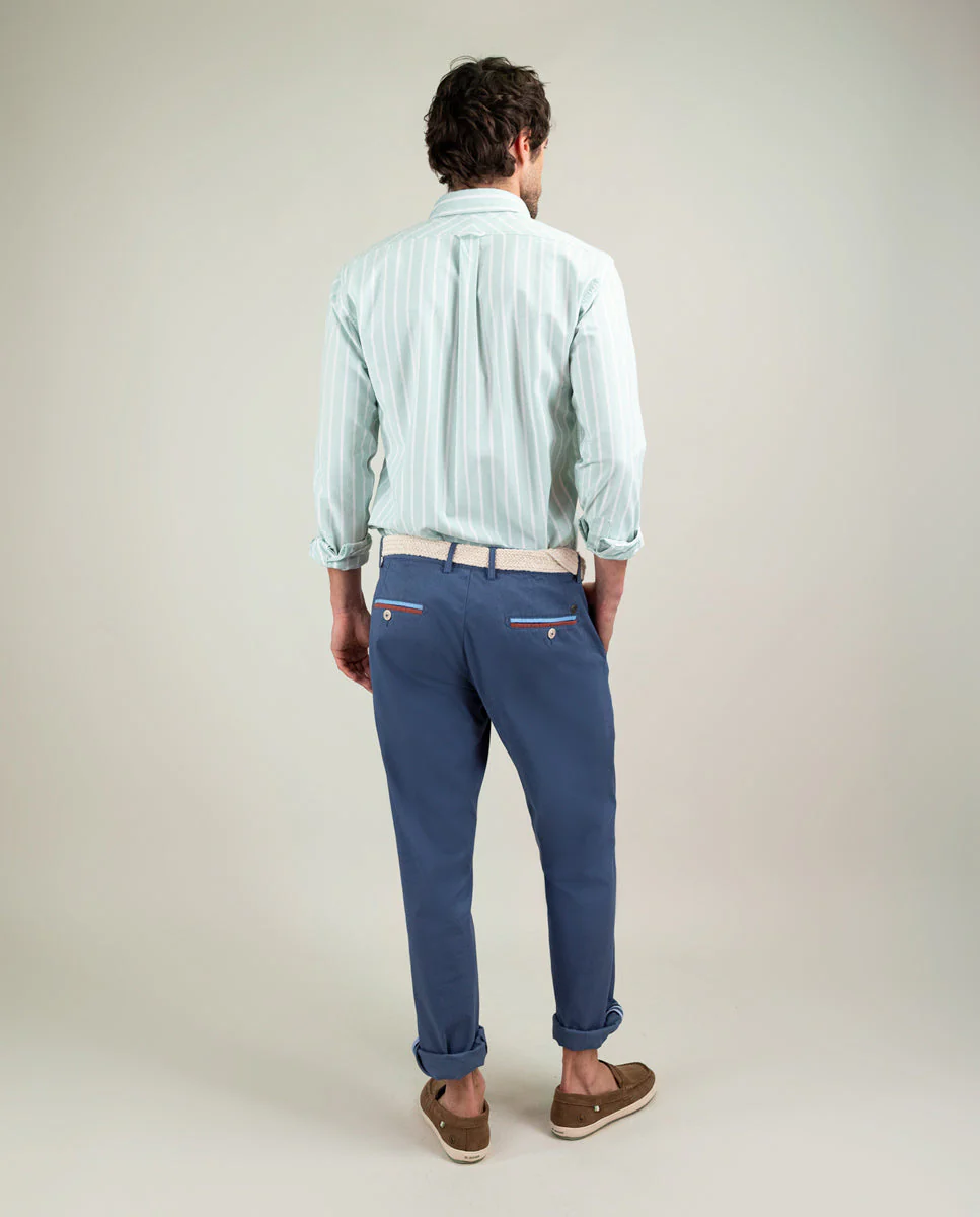 Camisa Oxford Butcher Verde - Imagen 5