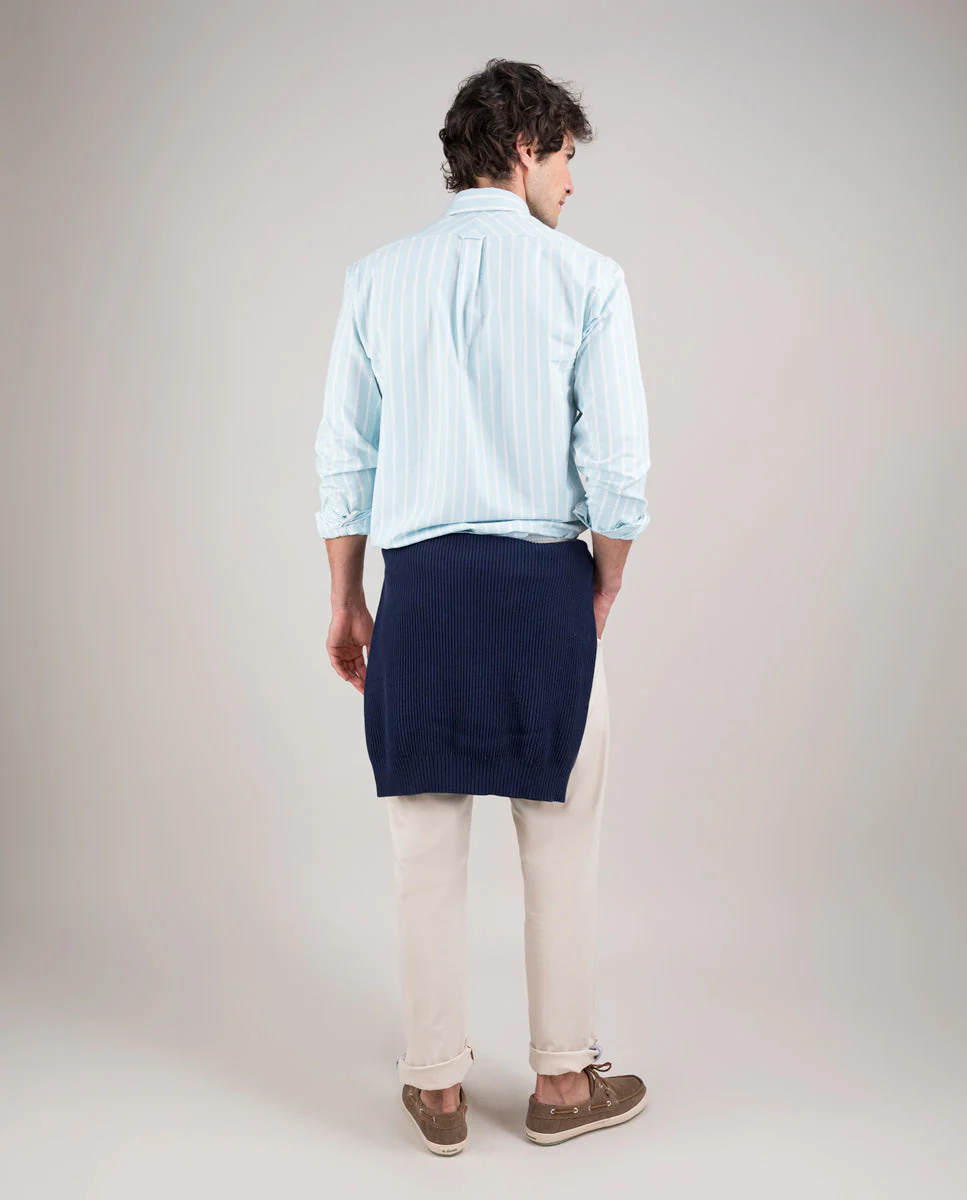 Camisa Oxford Butcher Aguamarina - Imagen 4