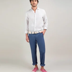 Camisa Lino Yale Gris