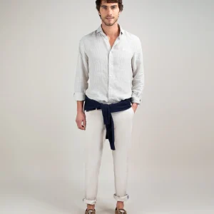 Camisa Lino Yale Verde