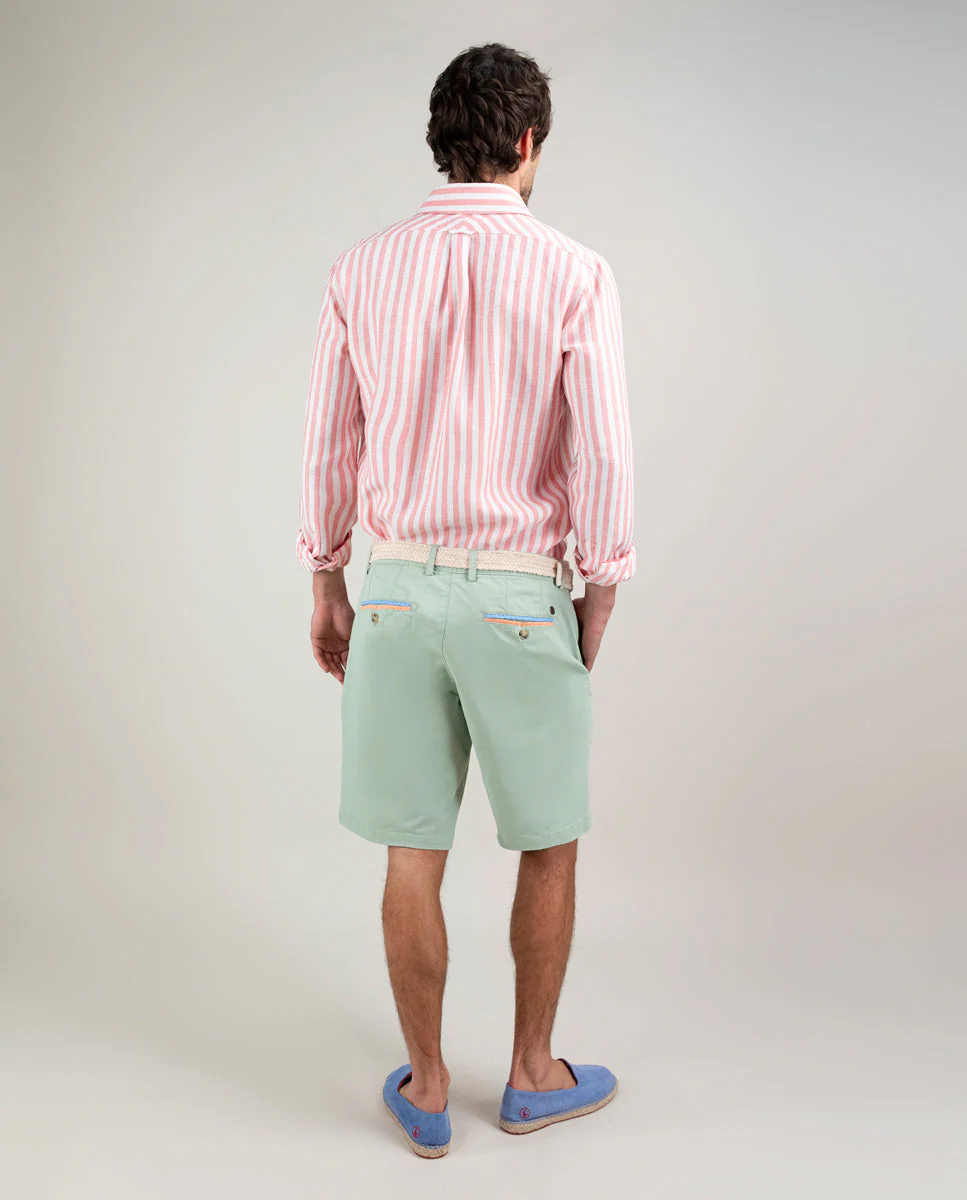 Camisa Lino Raya Kodak Rosa - Imagen 5