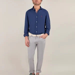 Camisa Piqué Marino