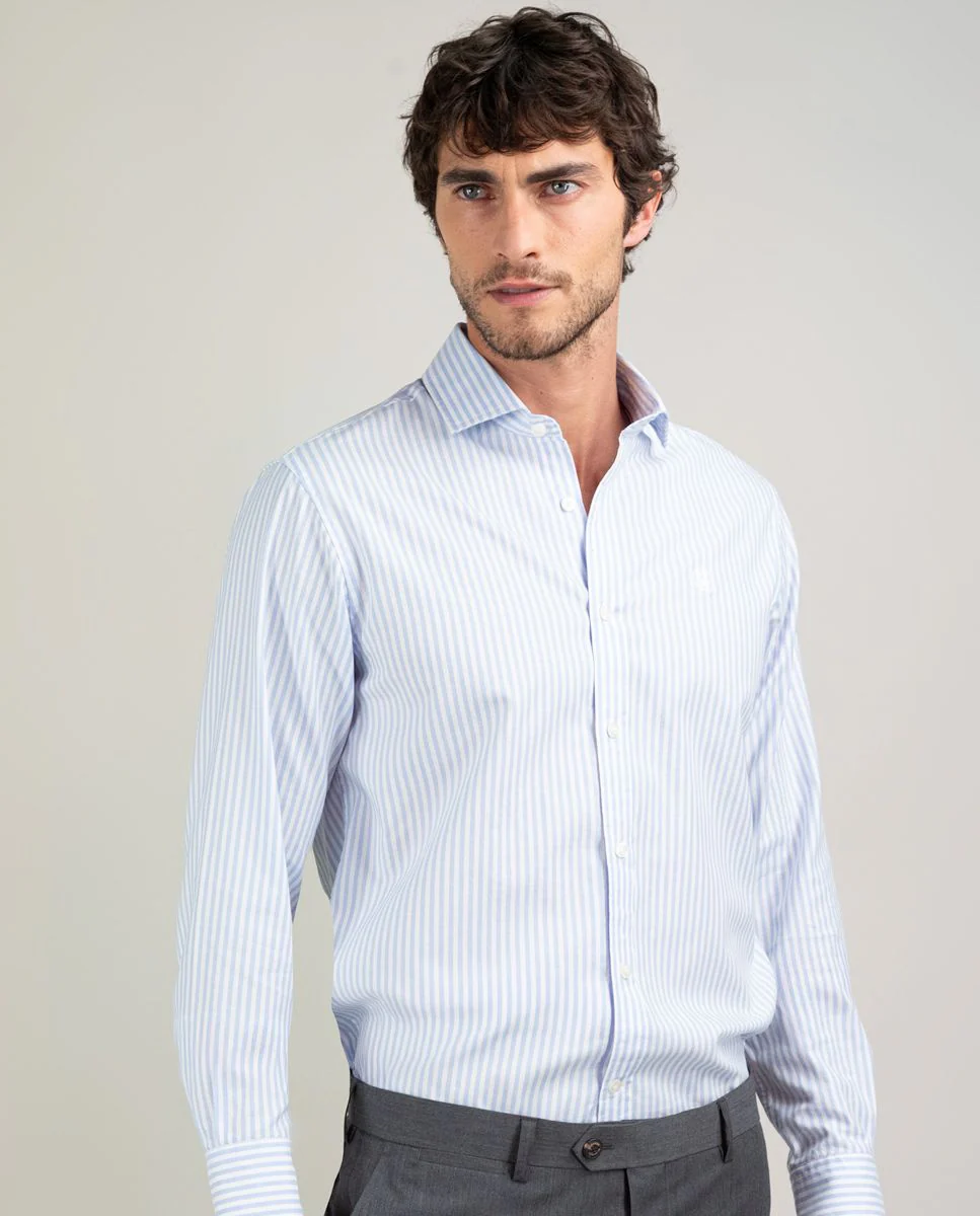 Camisa Pin Point Raya Kodak Celeste - Imagen 6