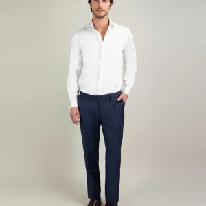 Camisa Twill Blanca Gemelos