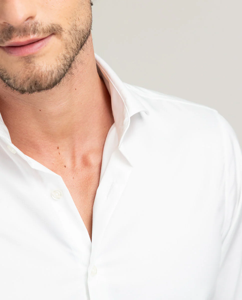 Camisa Twill Blanca Gemelos - Imagen 7