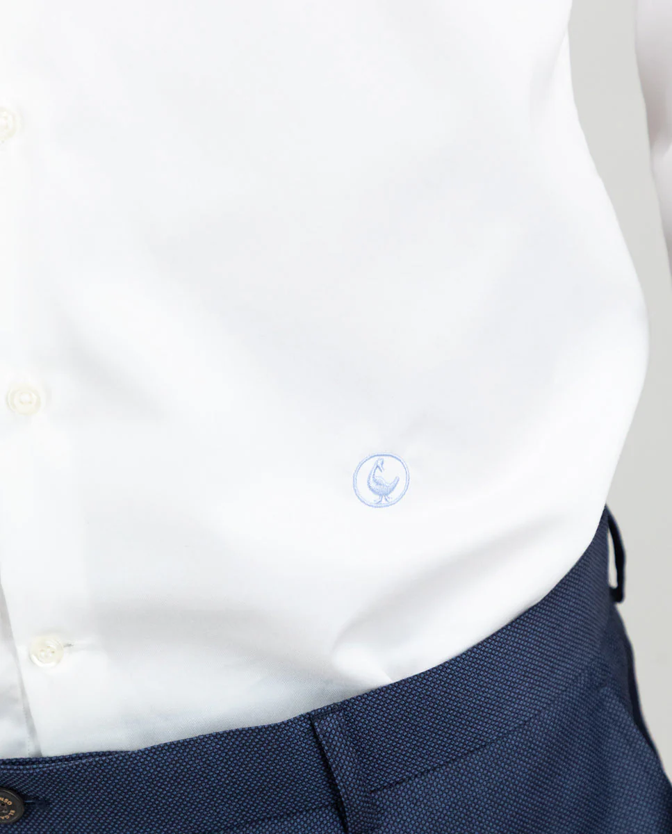 Camisa Twill Blanca Gemelos - Imagen 6