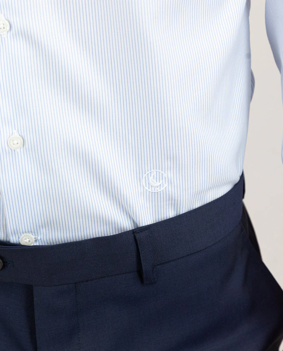 Camisa Twill Mil Rayas Gemelos - Imagen 6