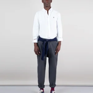 Camisa Oxford Liso Blanco