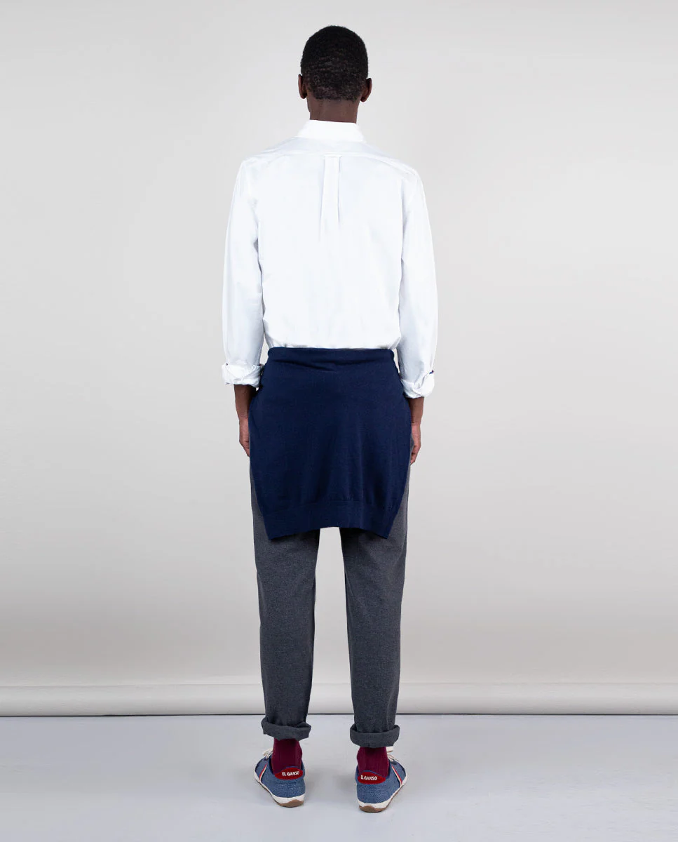 Camisa Oxford Liso Blanco - Imagen 3