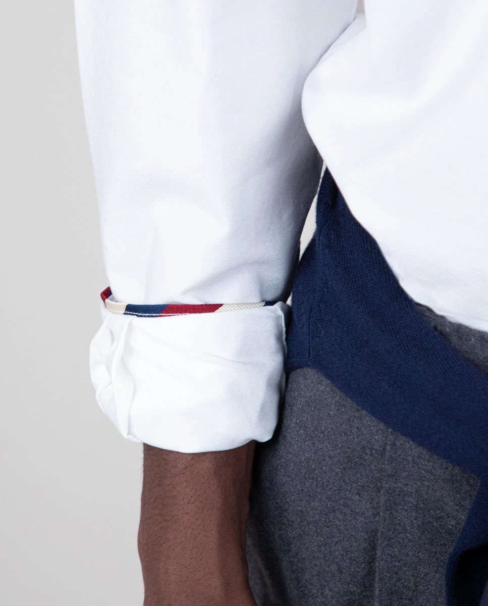 Camisa Oxford Liso Blanco - Imagen 6