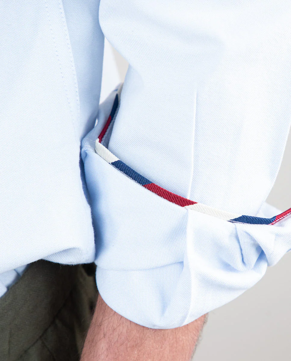 Camisa Oxford Liso Celeste - Imagen 4