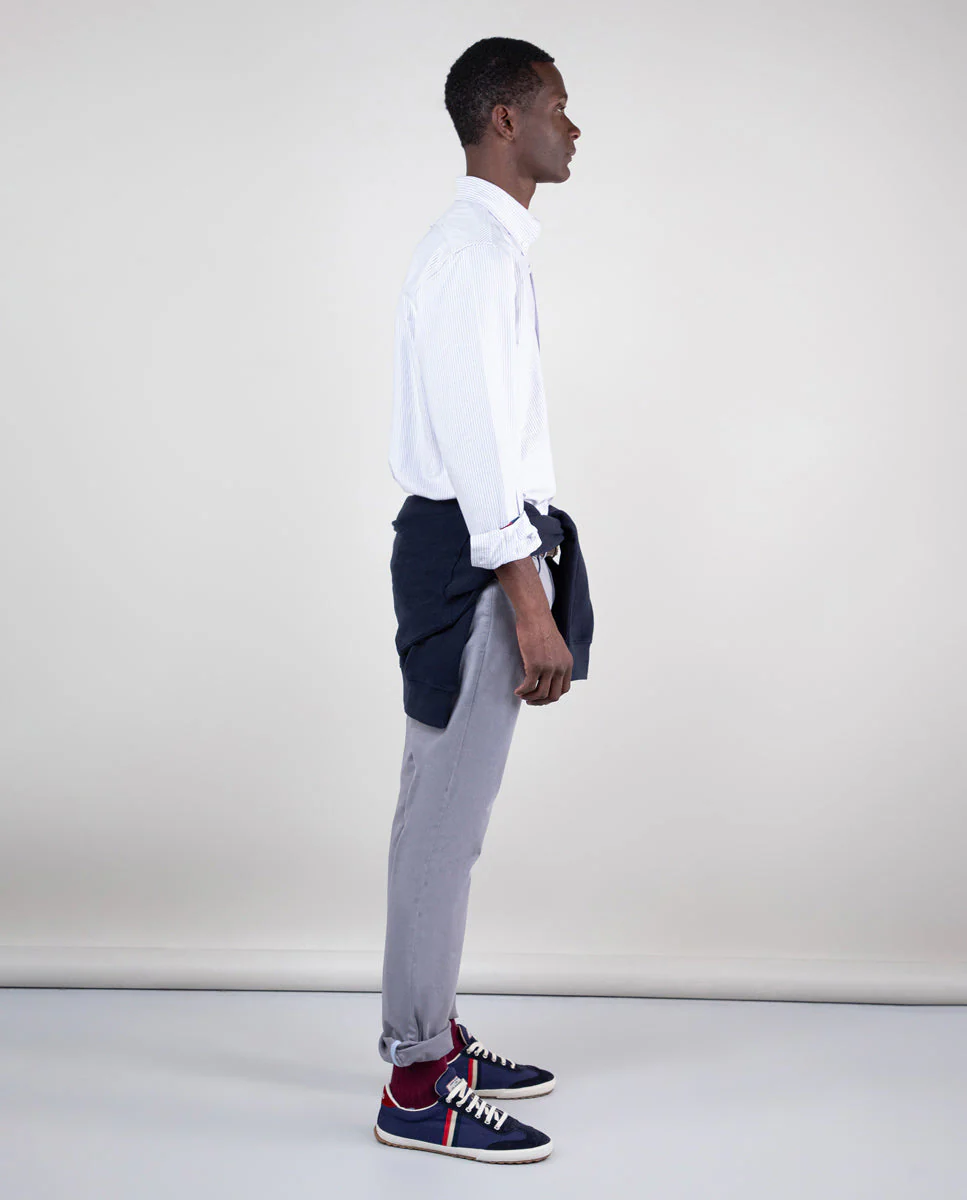 Camisa Oxford Yale Lila - Imagen 4