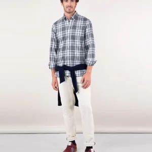 Camisa Tartán Gris
