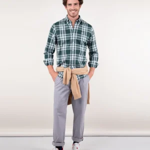 Camisa Tartán Verde