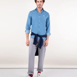 Camisa Denim Doble Tintura