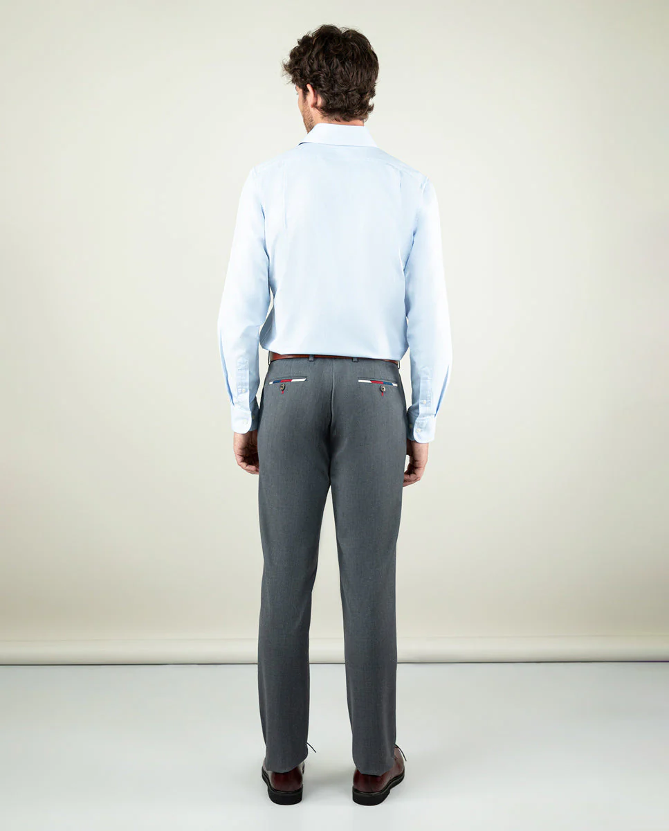 Camisa Vestir Royal Oxford Celeste - Imagen 3