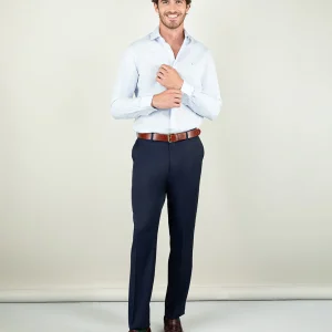 Camisa Popelín Raya Bengal Blanca