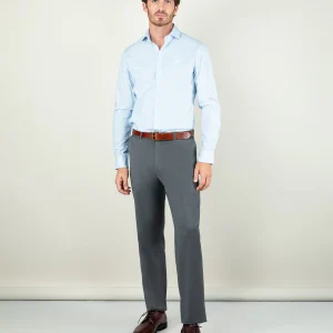 Camisa Popelín Raya Butcher Celeste