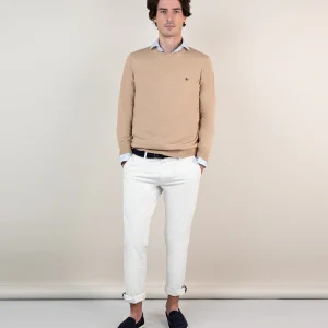 Jersey Cuello Caja Beige