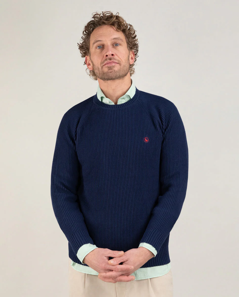 Jersey Punto Inglés Marino - Imagen 6