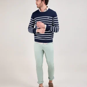 Jersey Marino Rayas Crudo