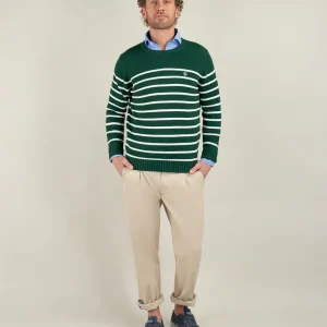 Jersey Verde Rayas Crudas