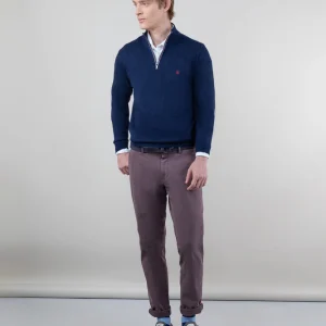 Jersey Cuello Camionero Marino