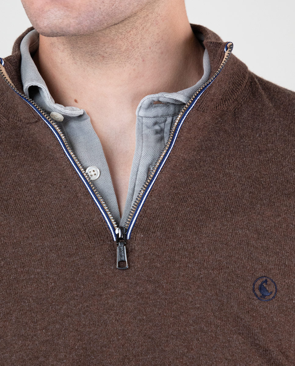 Jersey Cuello Camionero Chocolate - Imagen 5