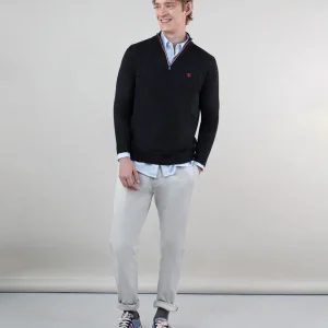 Jersey Cuello Camionero Negro