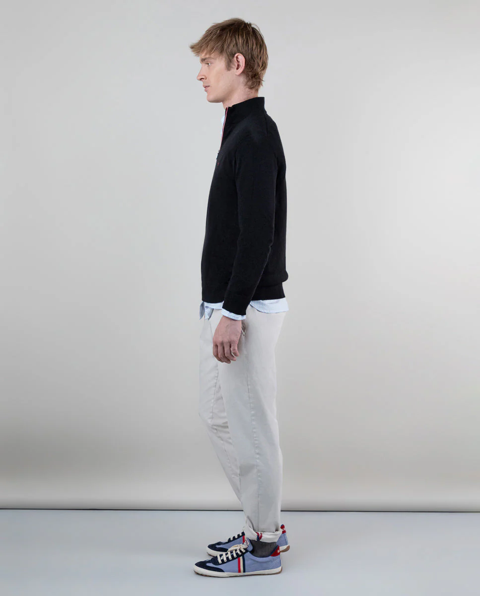 Jersey Cuello Camionero Negro - Imagen 3