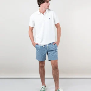Polo Piqué Garment Dyed Blanco