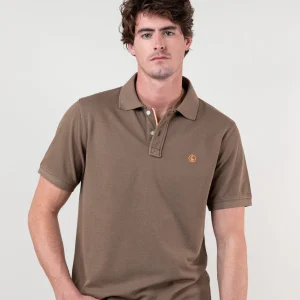 Polo Piqué Garment Dyed Chocolate